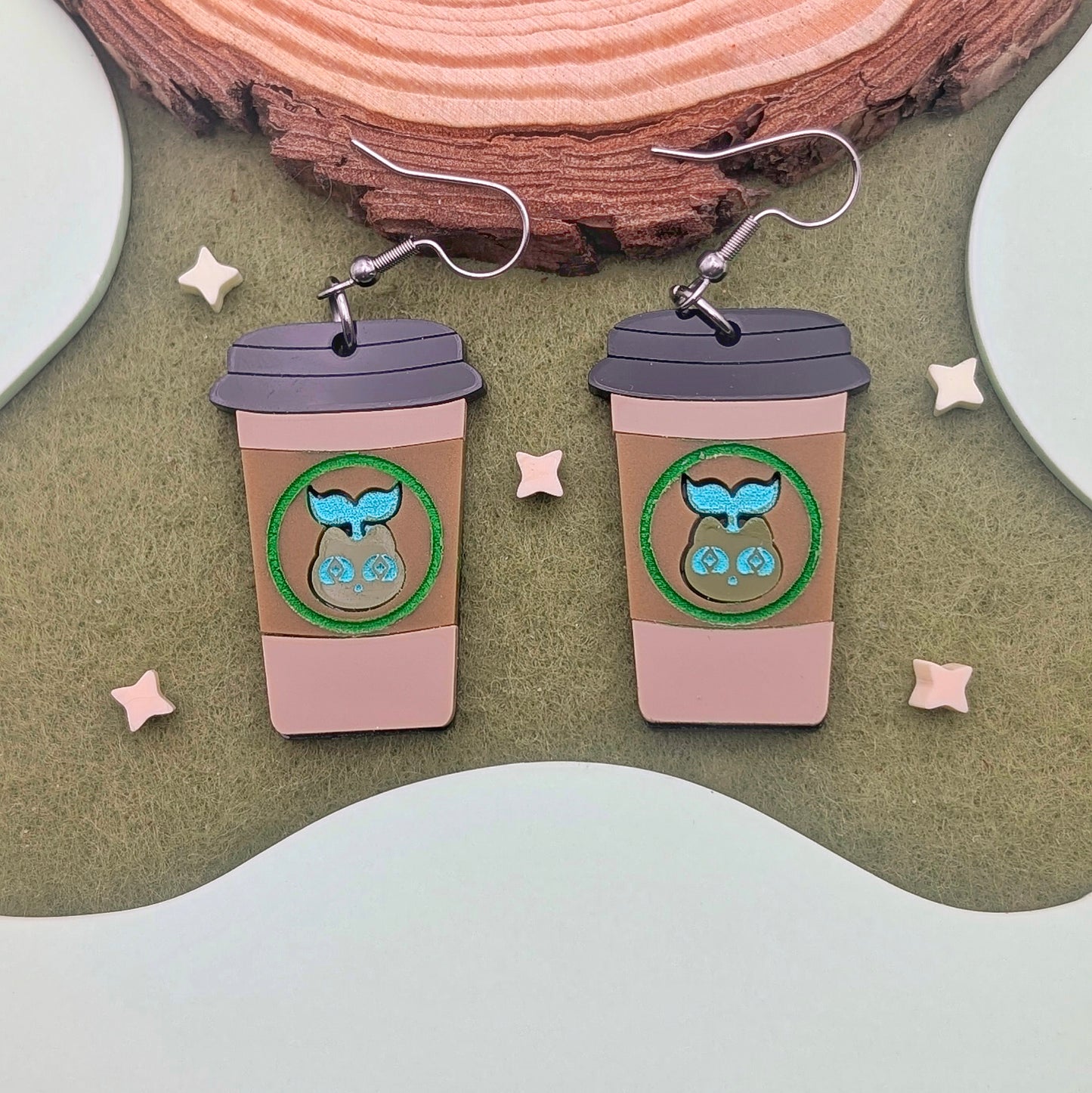 Hot Coffee To Go Earrings