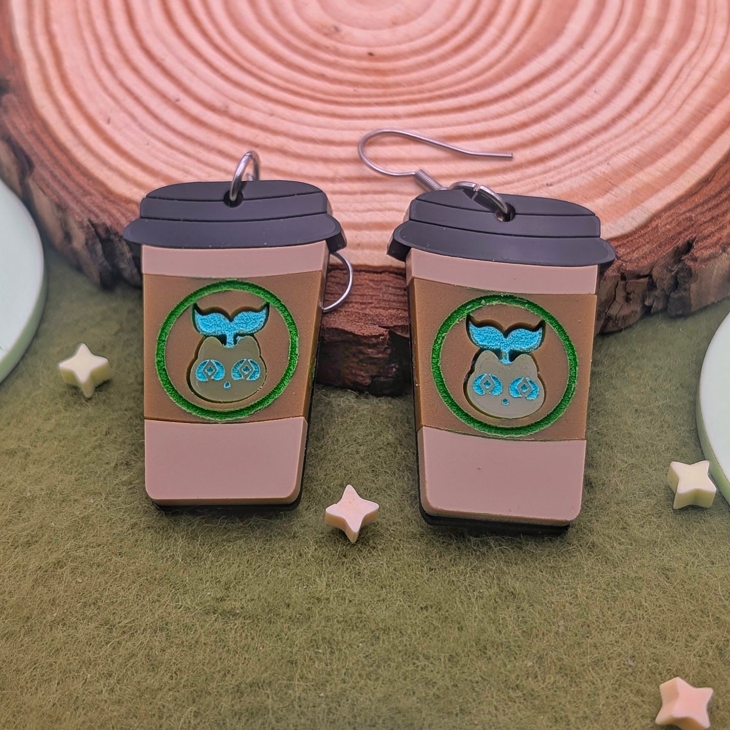 Hot Coffee To Go Earrings