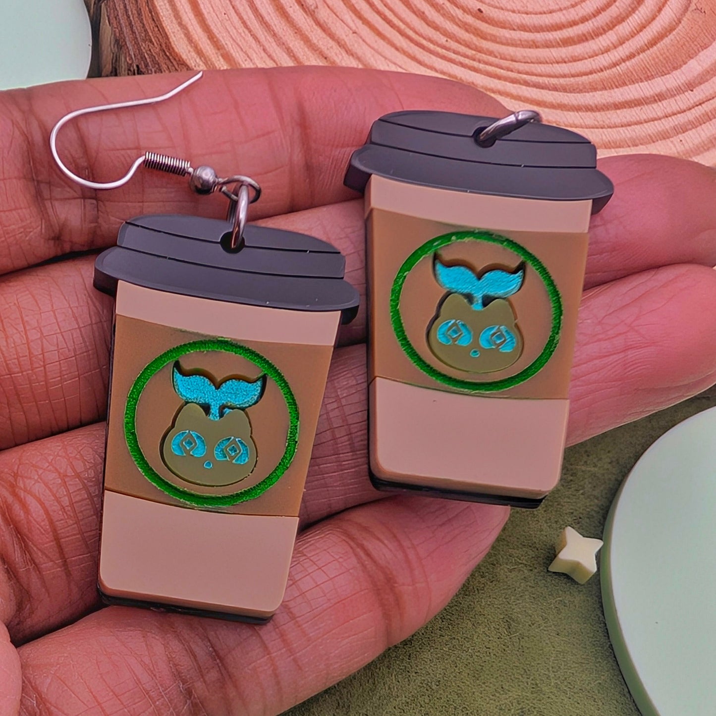 Hot Coffee To Go Earrings