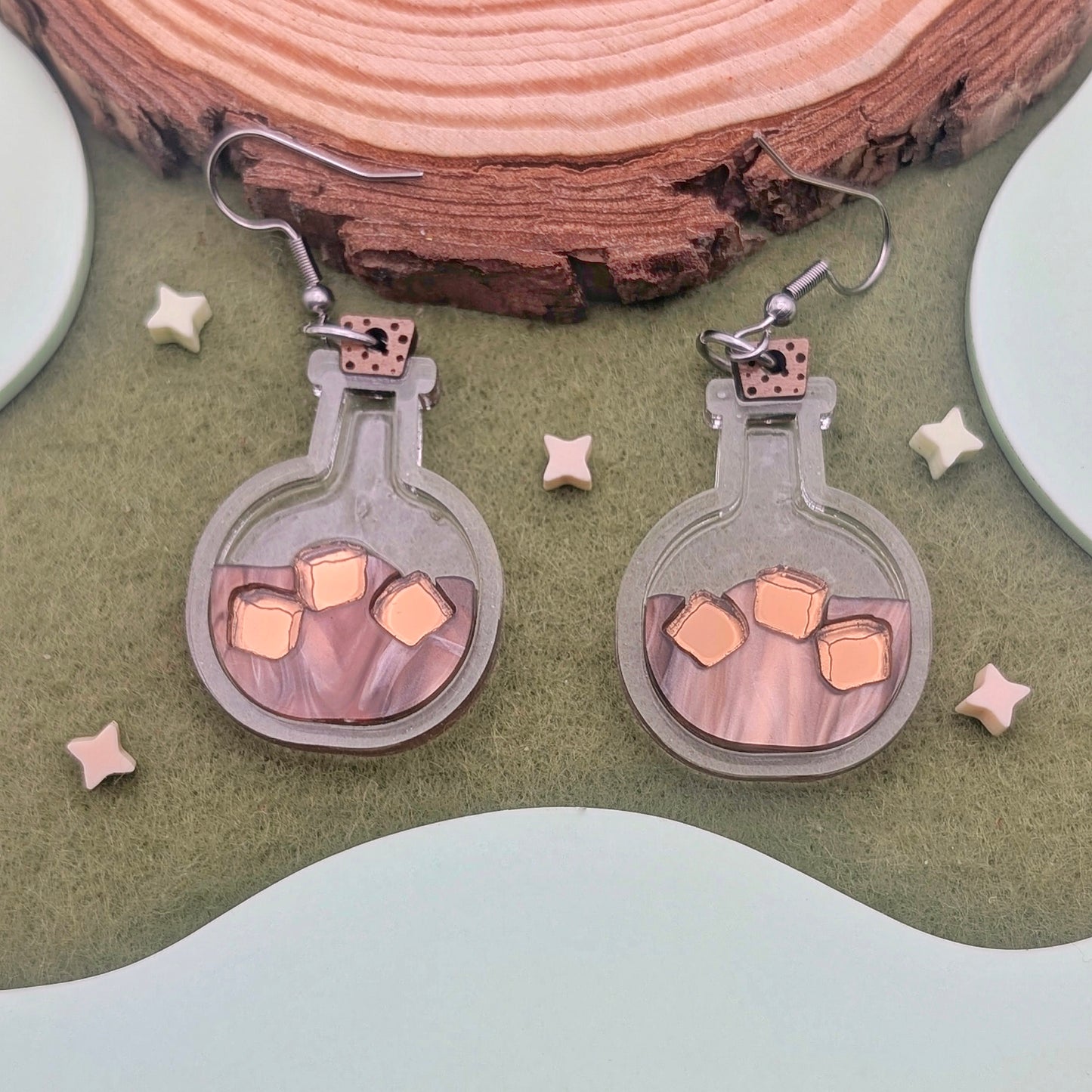 Potion of Awakening Coffee Earrings
