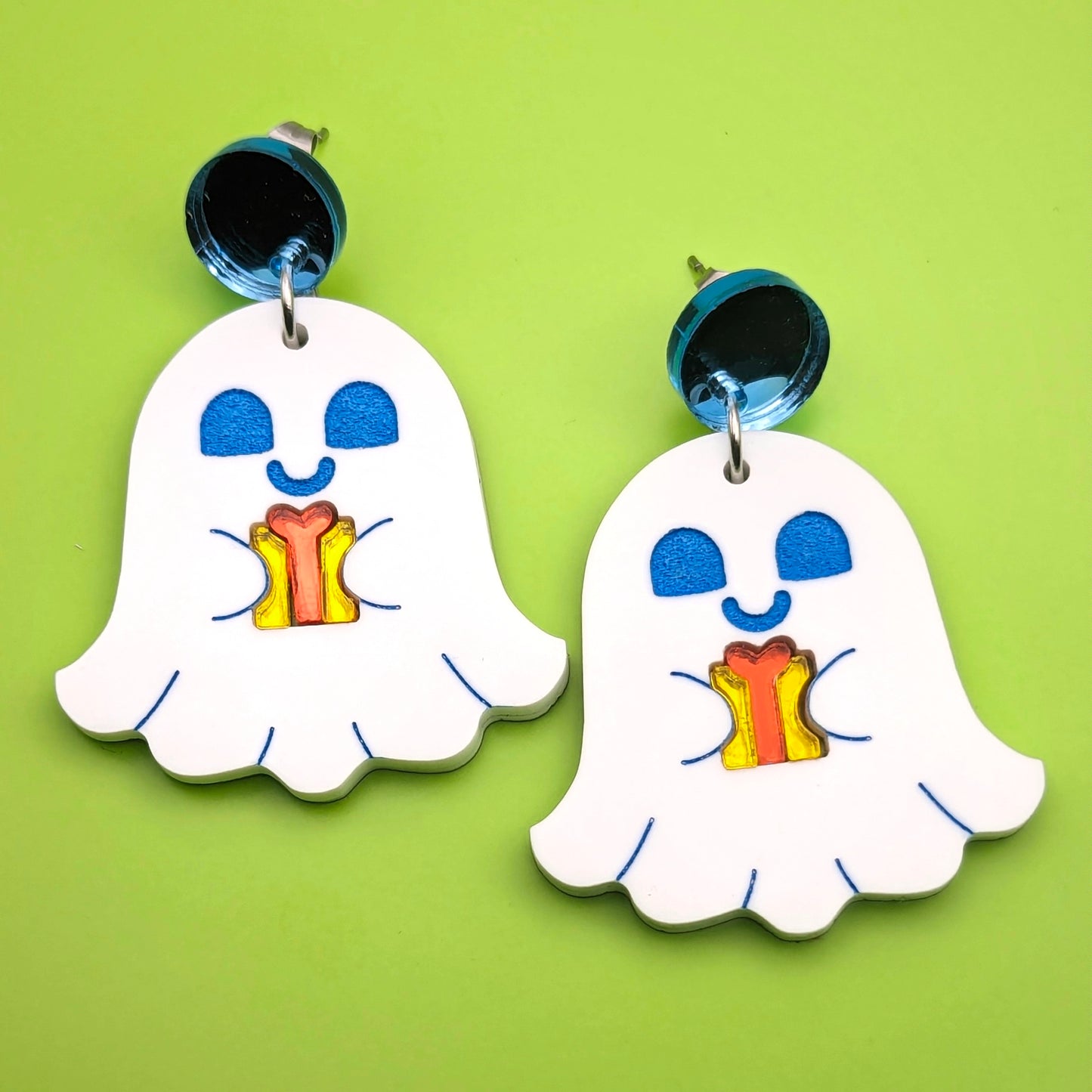 Ghost of Christmas Presents Winter Statement Earrings