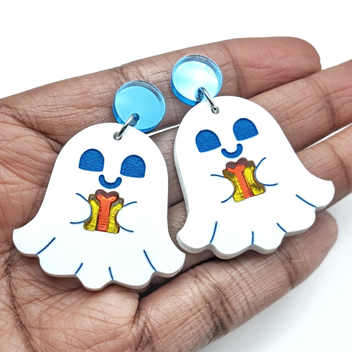 Ghost of Christmas Presents Winter Statement Earrings