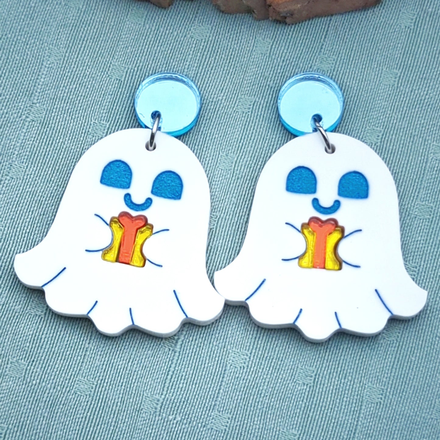 Ghost of Christmas Presents Winter Statement Earrings