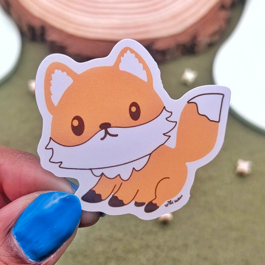 Cute Fox Vinyl Sticker