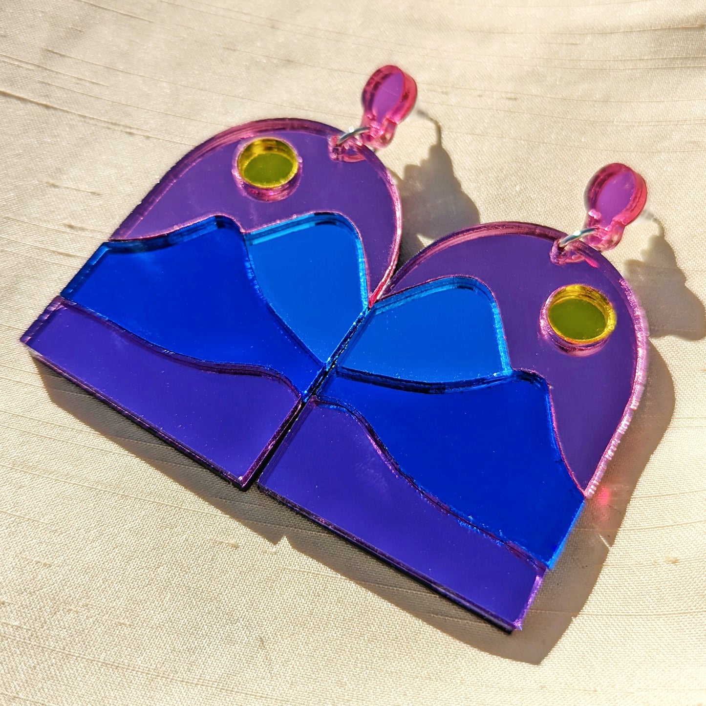 Mountain Range Dangle Earring