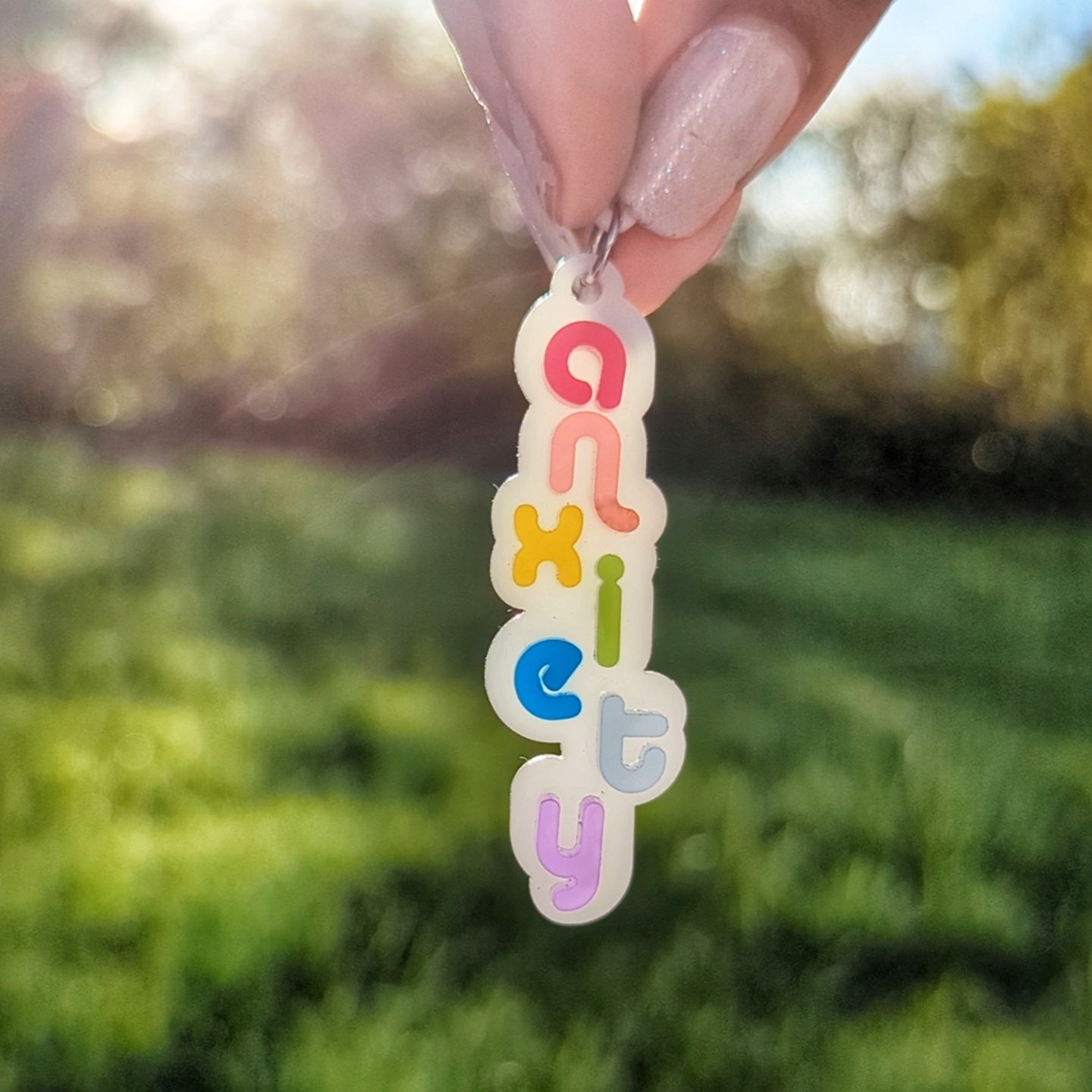 Rainbow Anxiety Colorful Statement Earrings