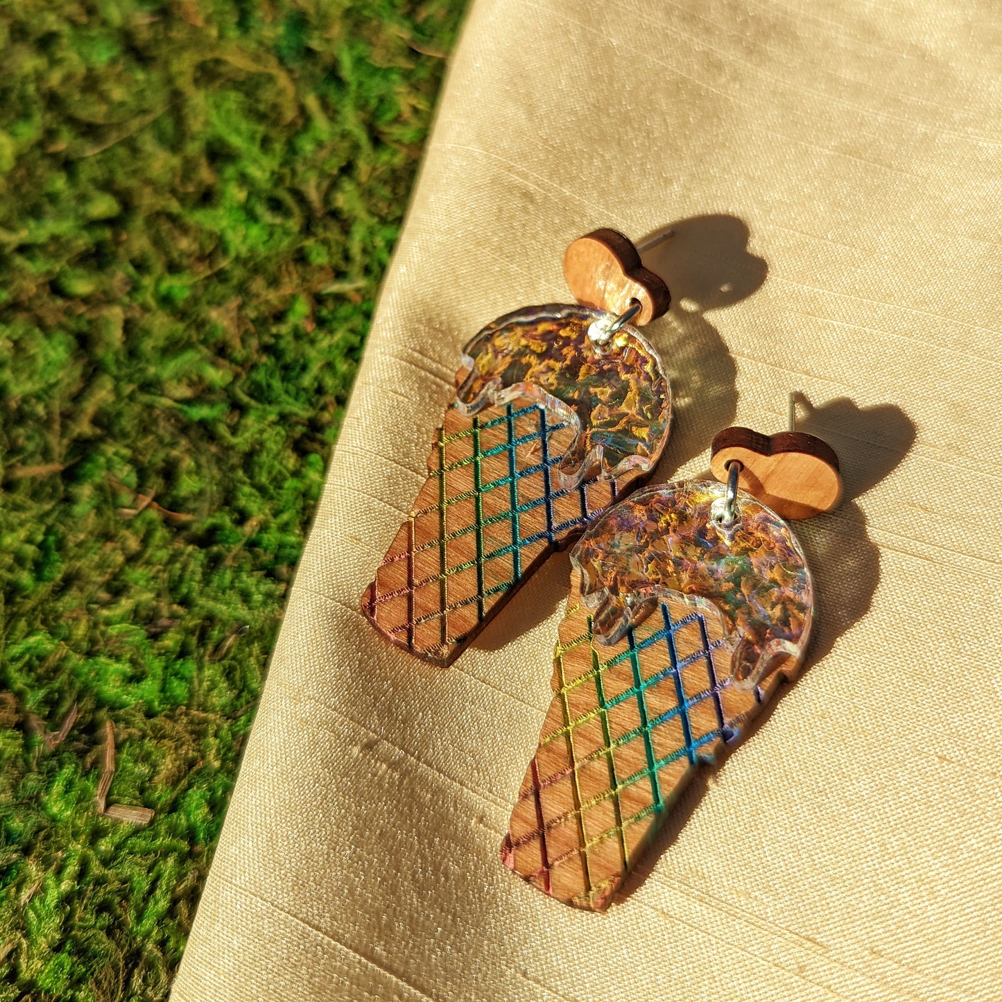 Pride Ice Cream Dangle Earring