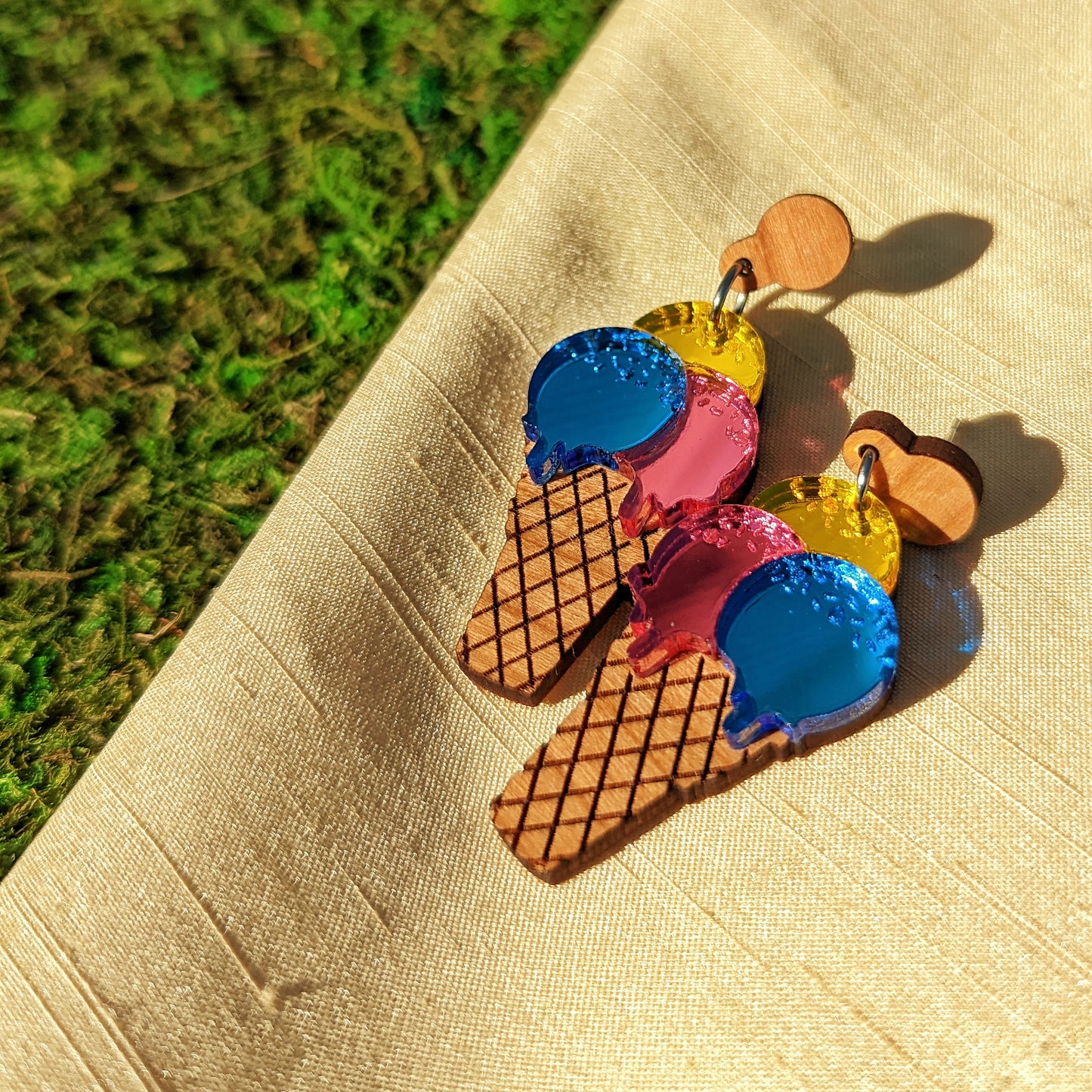 Pride Ice Cream Dangle Earring