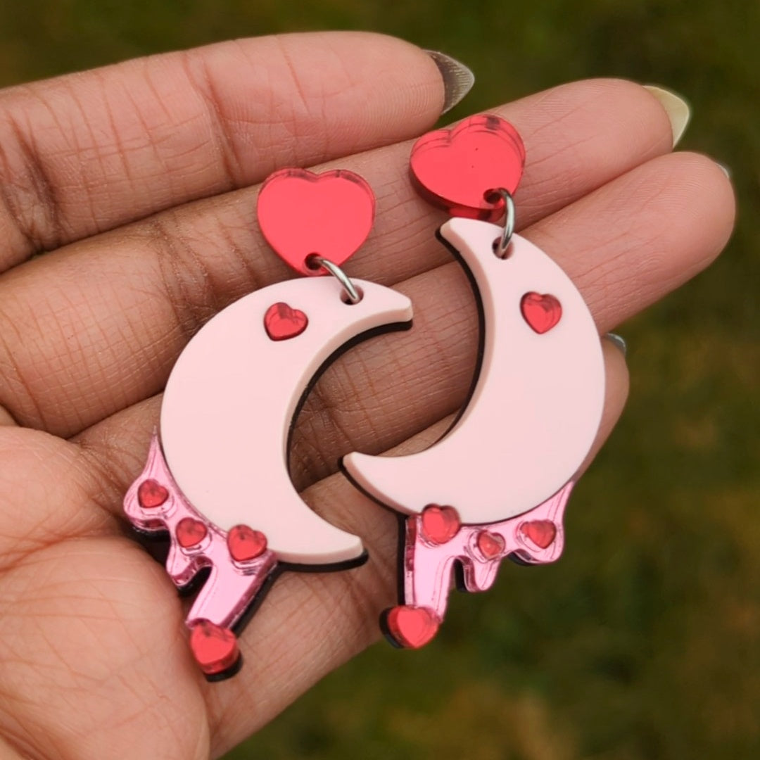 Love Drip Dangle Earring