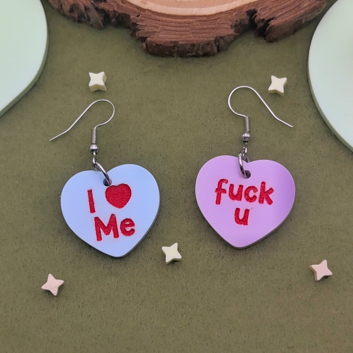 Conversation Heart Earrings