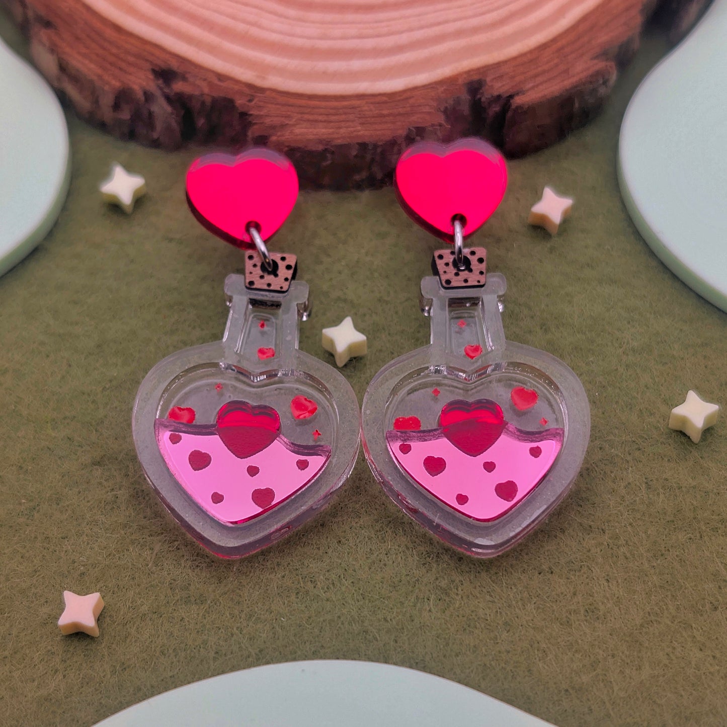 Love Potion Remixed Statement Earrings