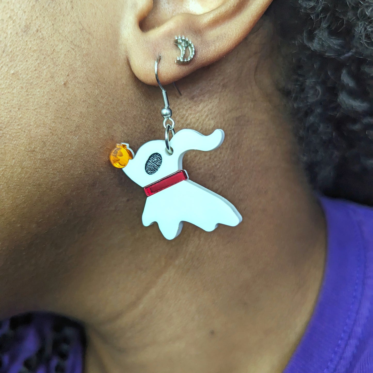 Ghost Dog Earrings