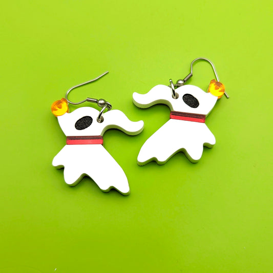 Ghost Dog Earrings