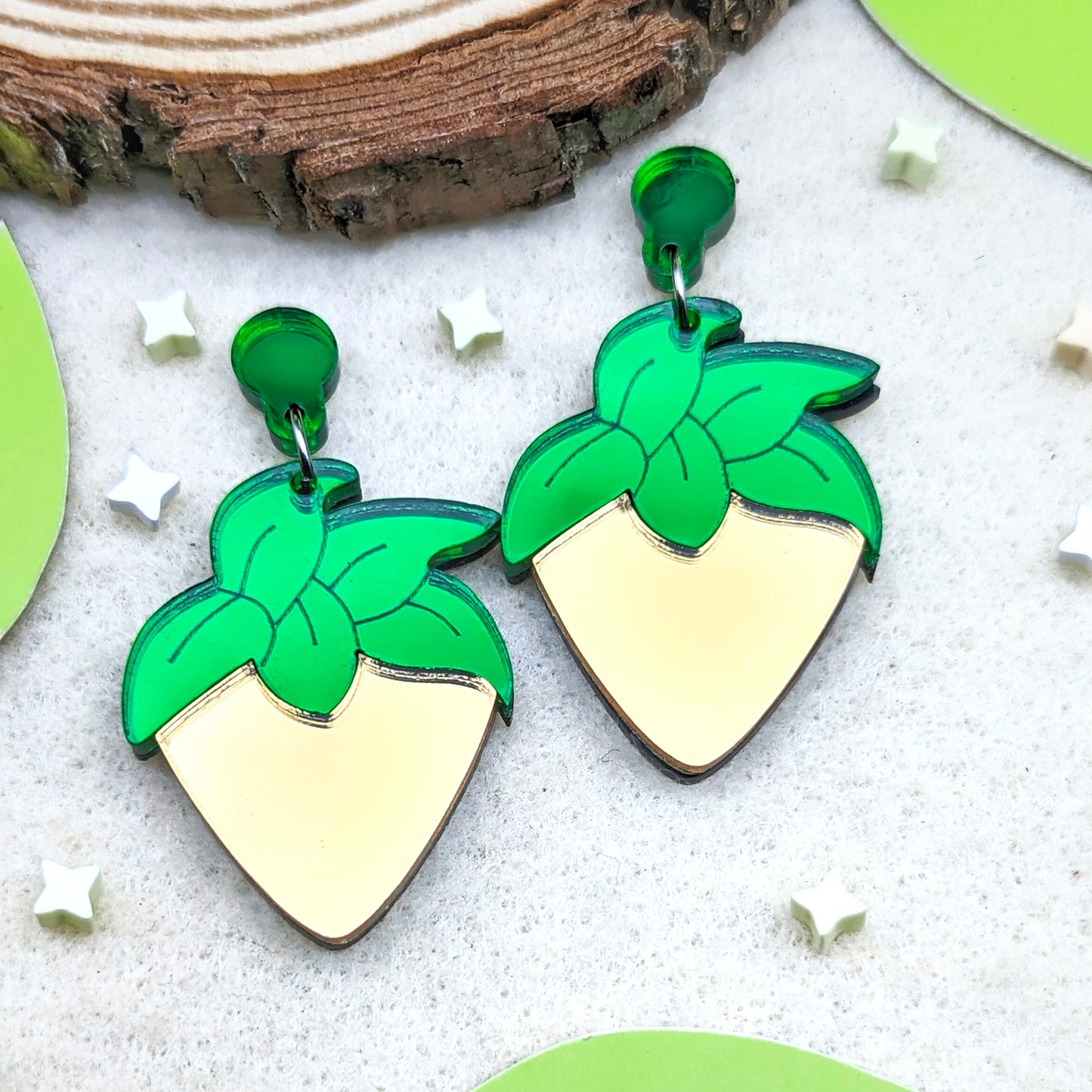 Parsnip Dangle Statement Earrings