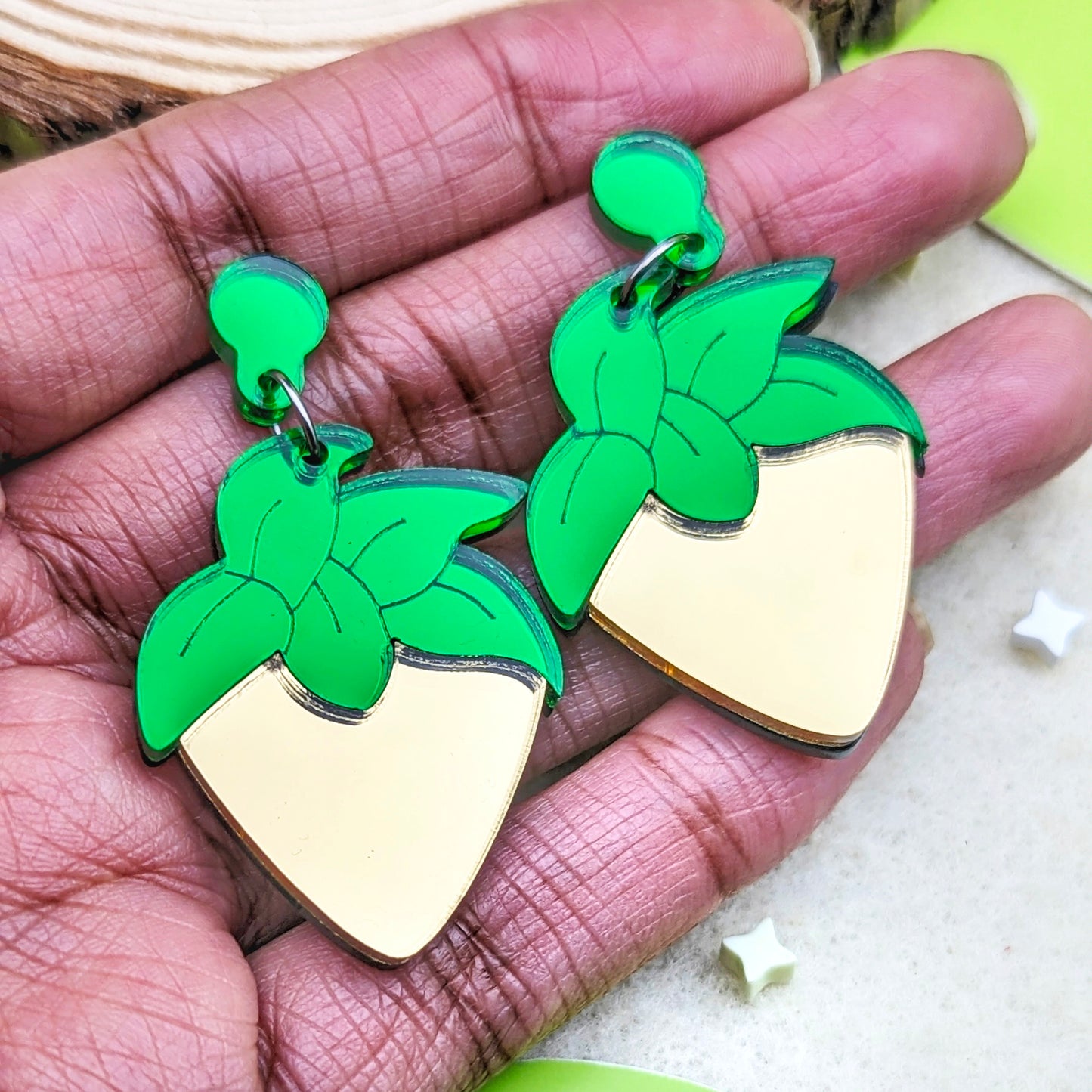 Parsnip Dangle Statement Earrings