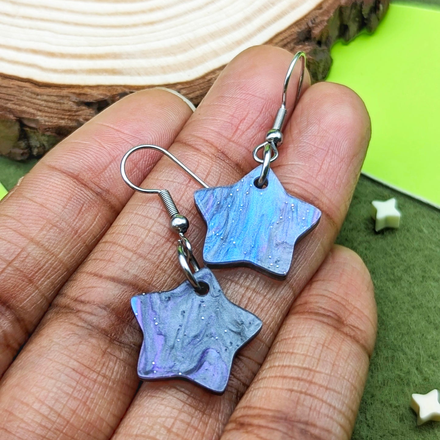 Mini Star Earrings