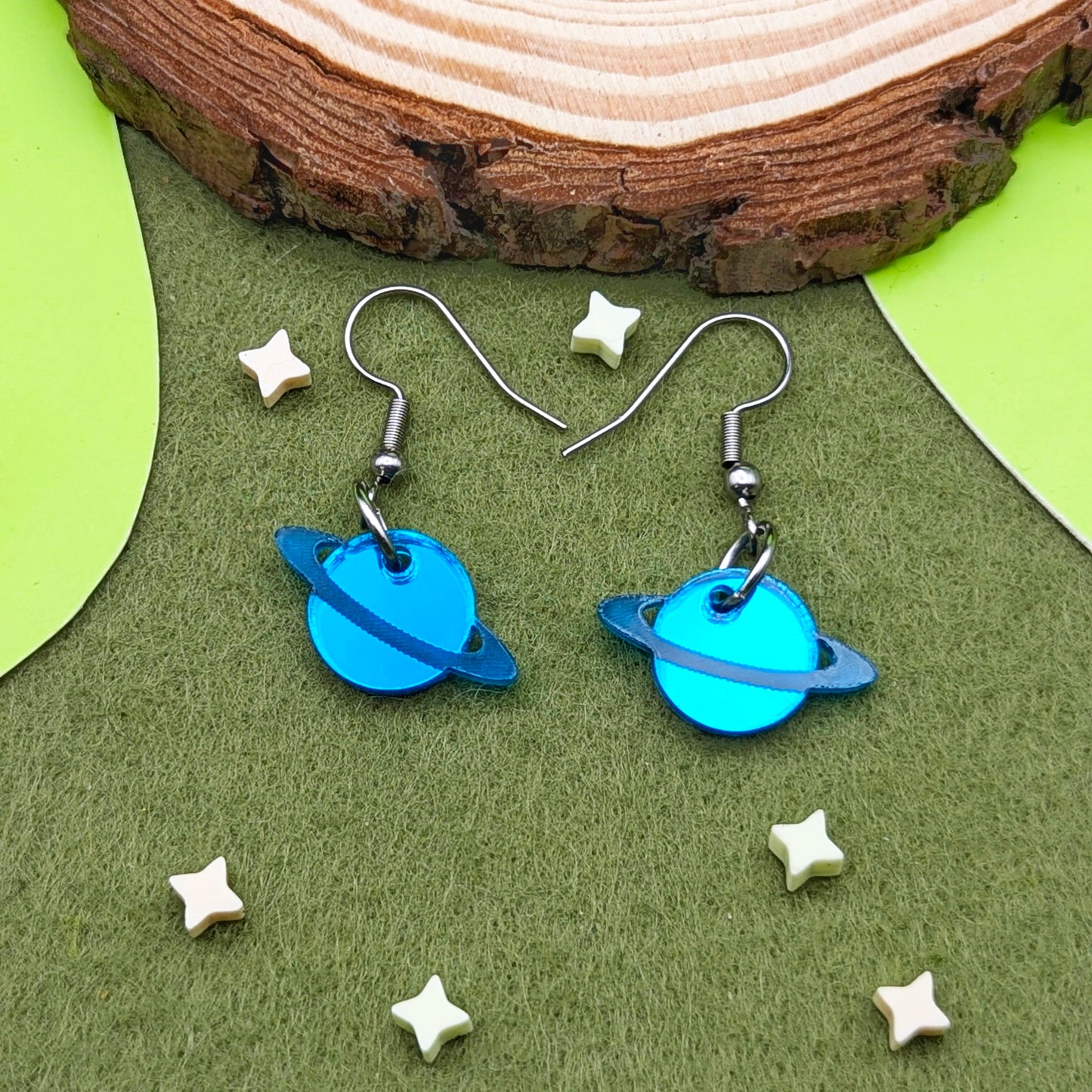 Mini Saturn Earrings