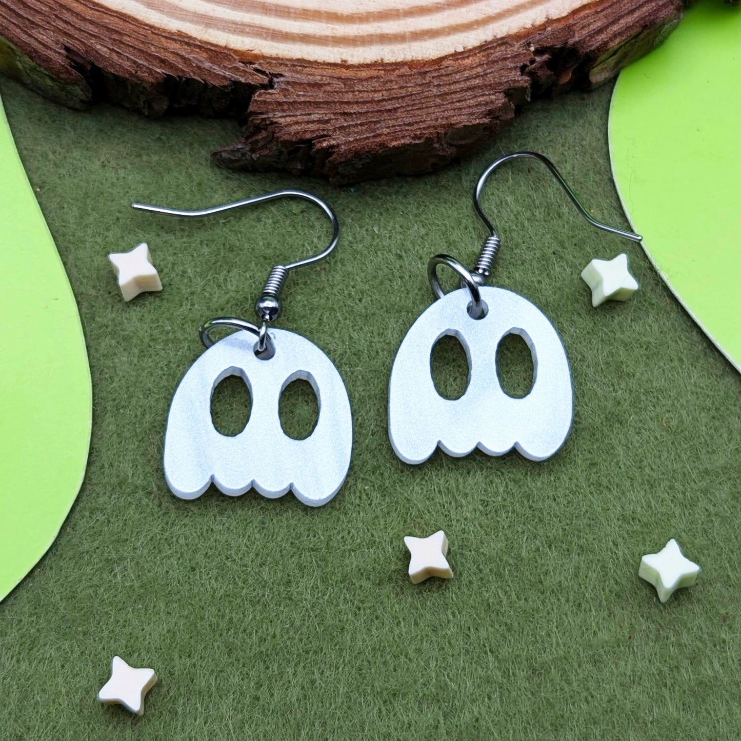 Mini Ghost Earrings