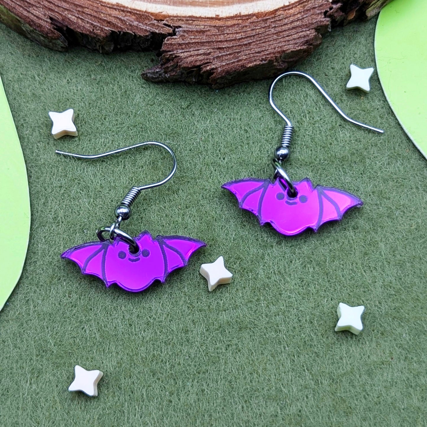 Mini Bat Earrings