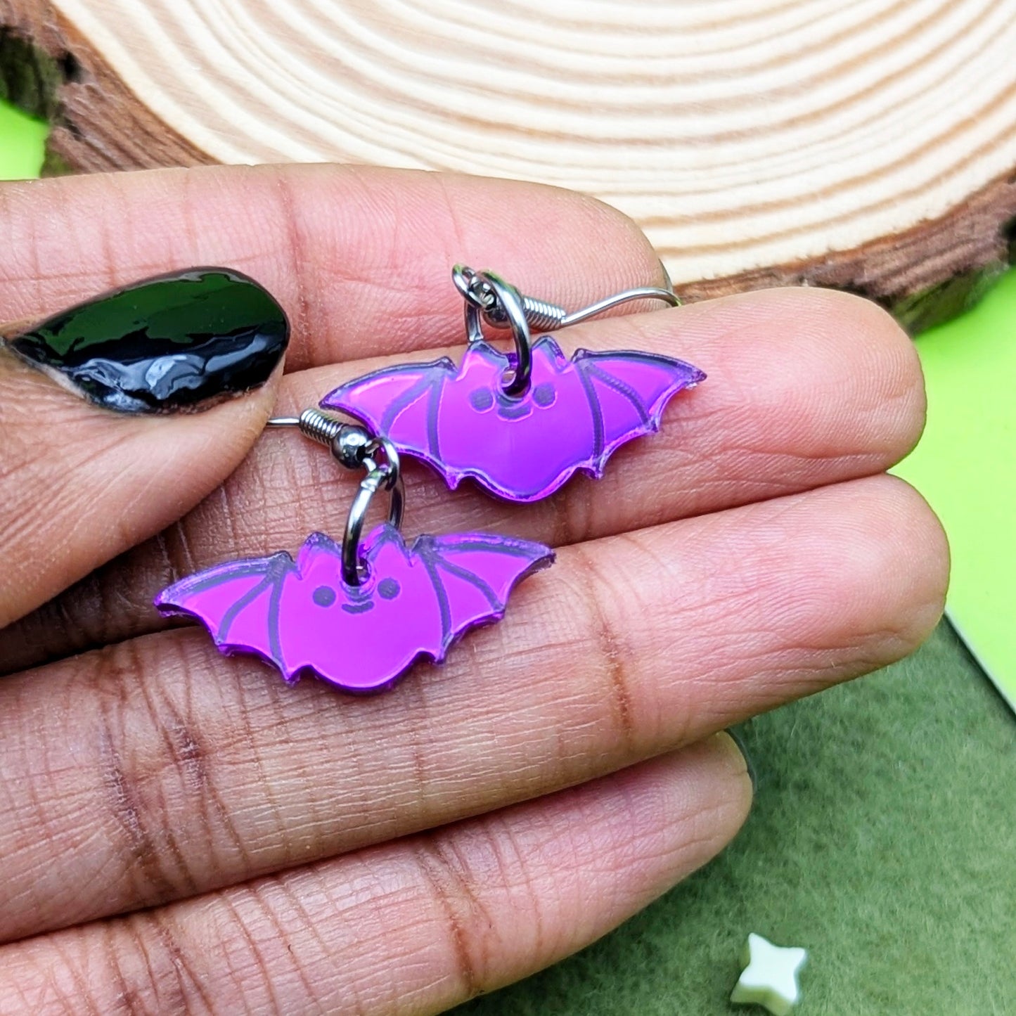 Mini Bat Earrings