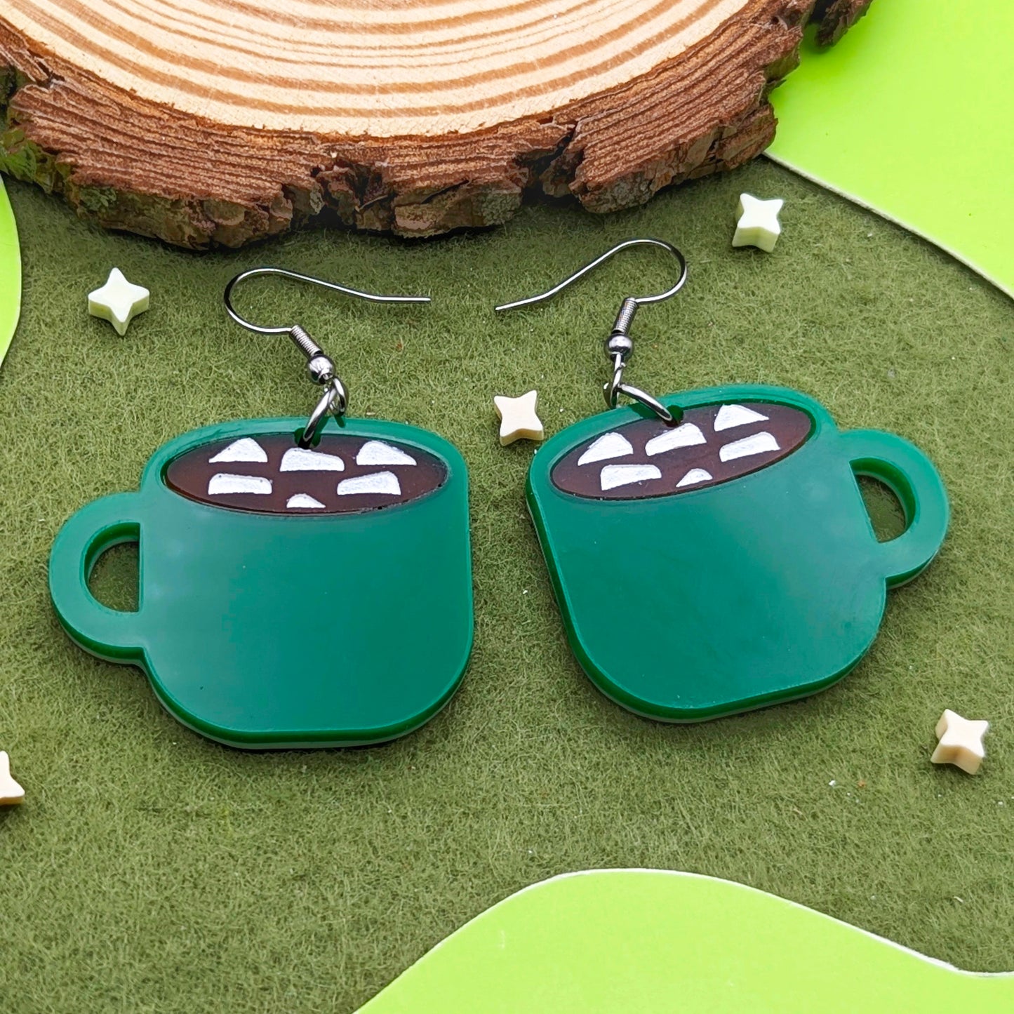 Hot Cocoa Handmade Earrings