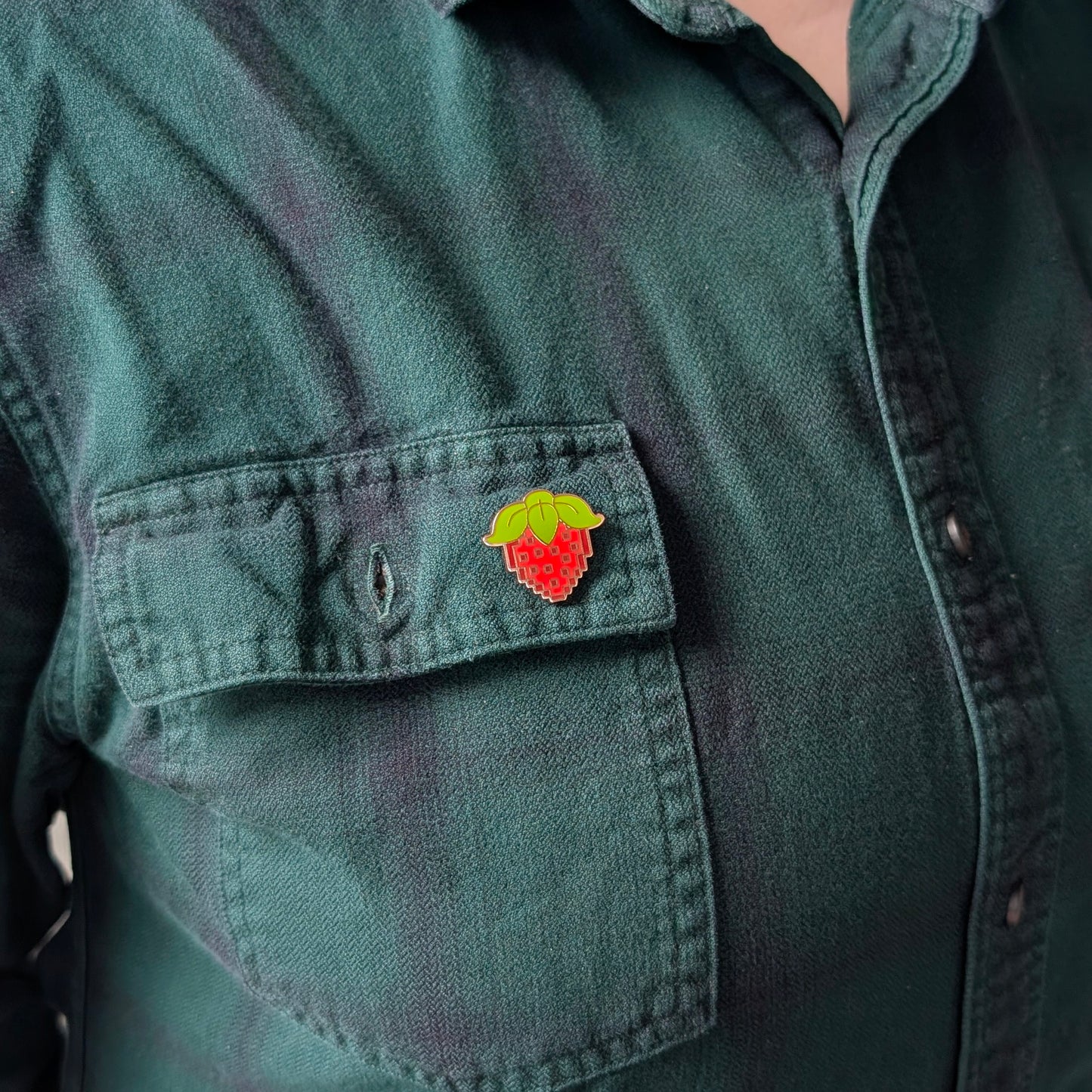 Strawberry Enamel Pin