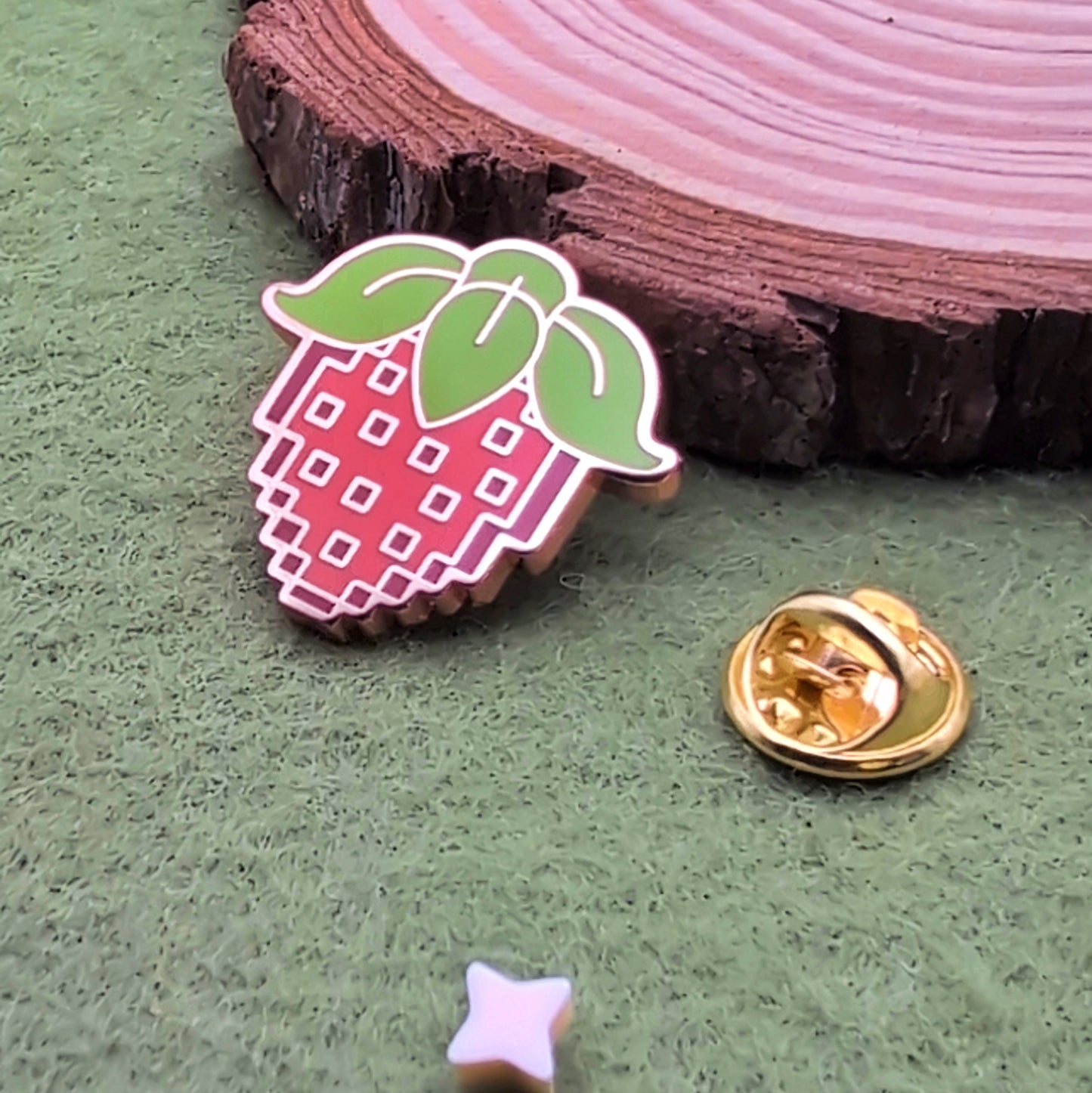 Strawberry Enamel Pin