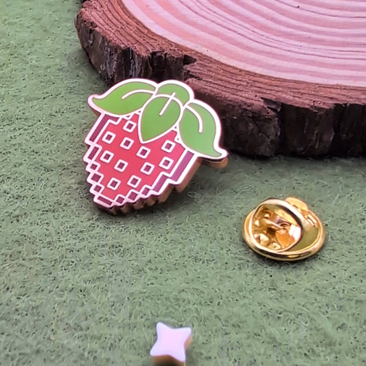Strawberry Enamel Pin