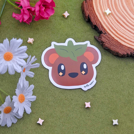 Shade Bear Head Vinyl Sticker