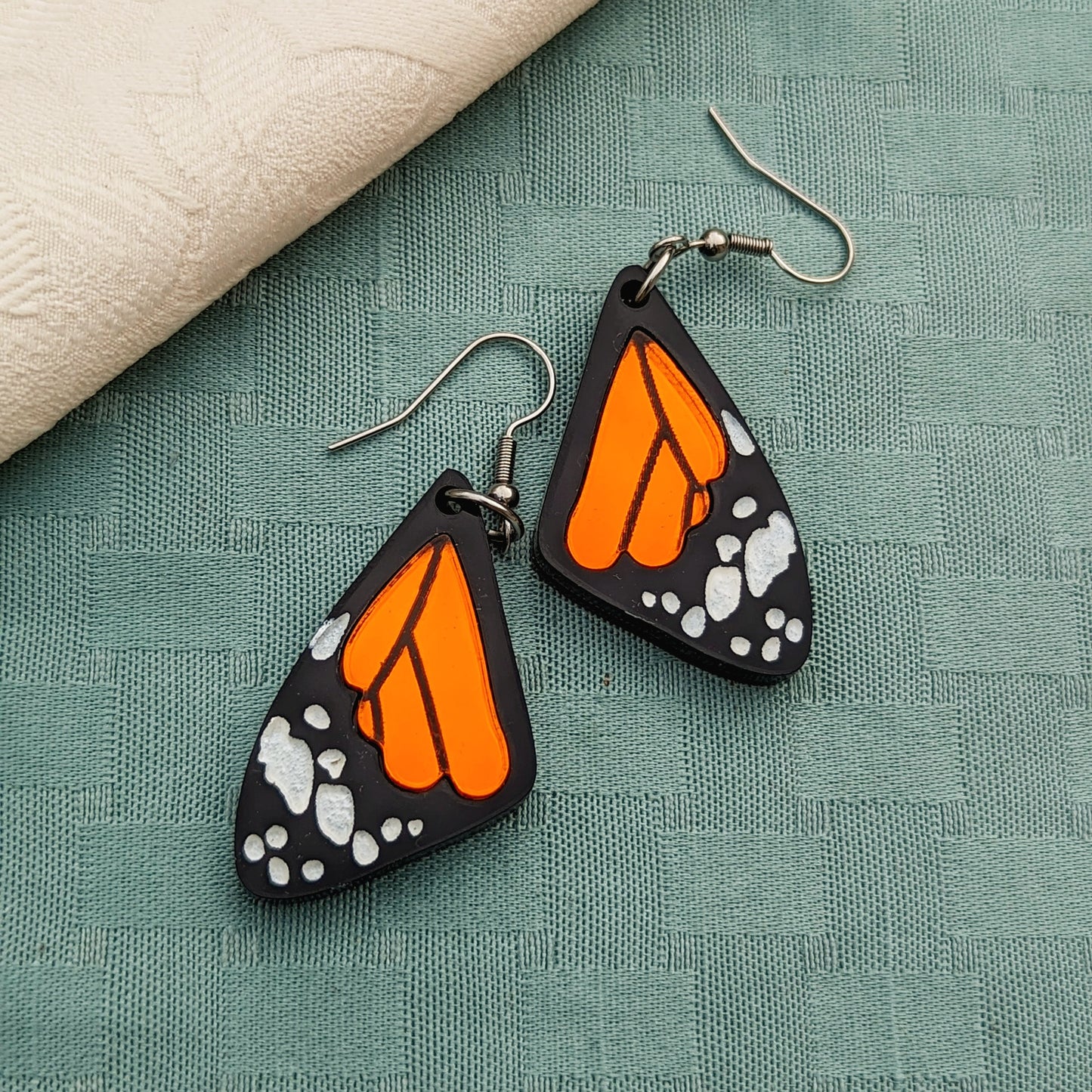 Butterfly Wing Colorful Dangle Earrings