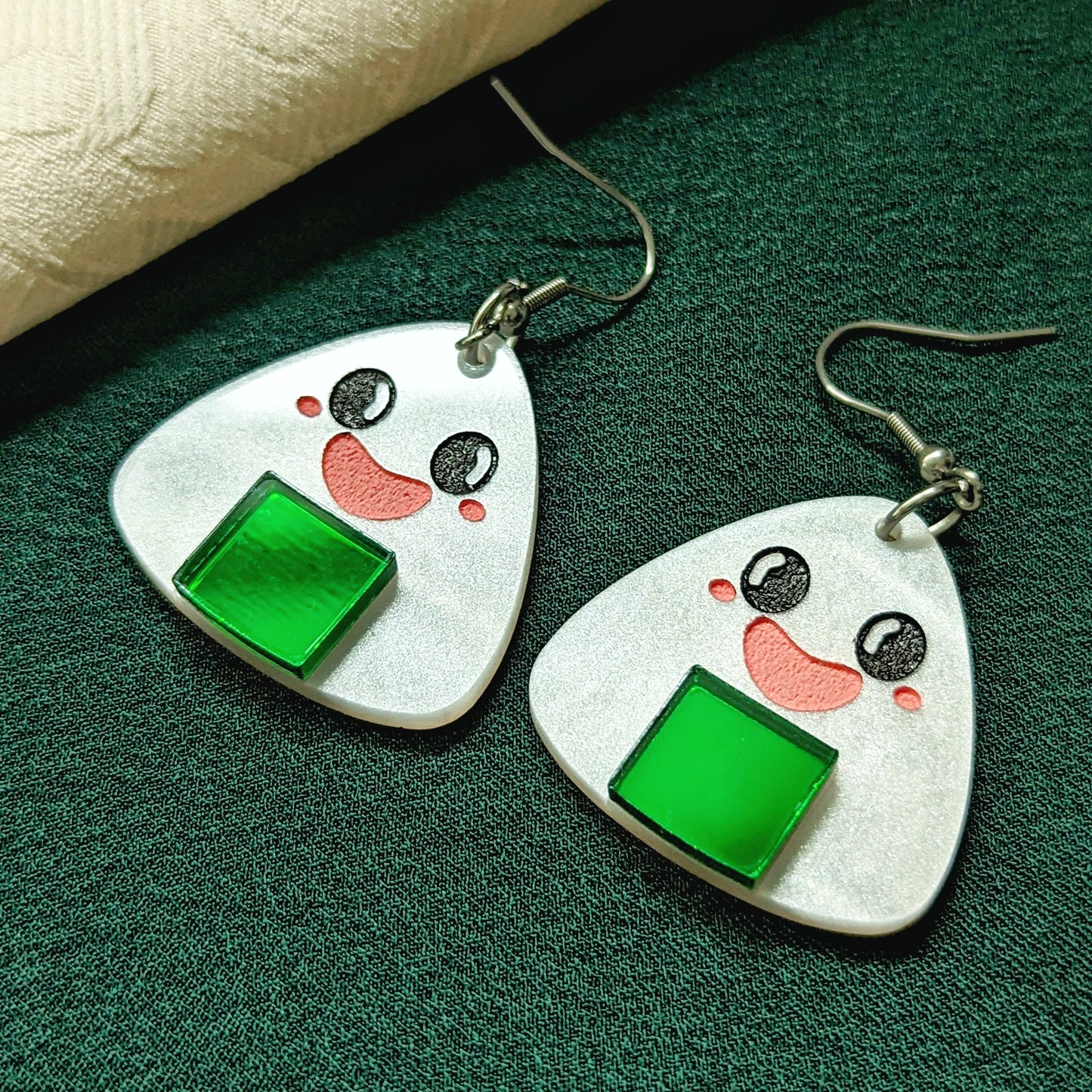 Kawaii Onigiri Dangle Earrings