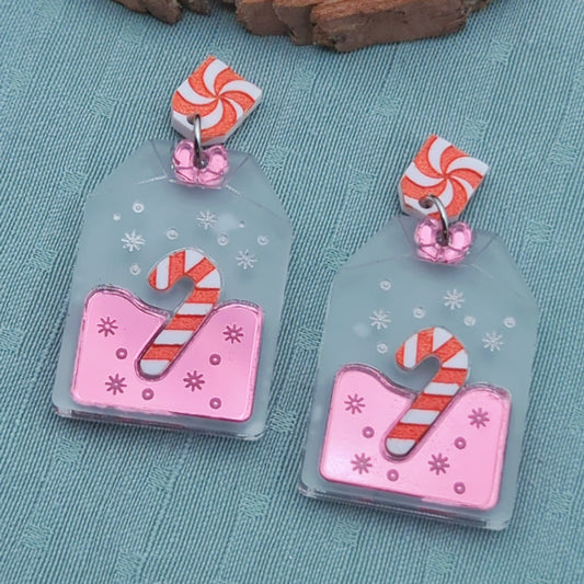 Peppermint Tea Dreamy Acrylic Earrings