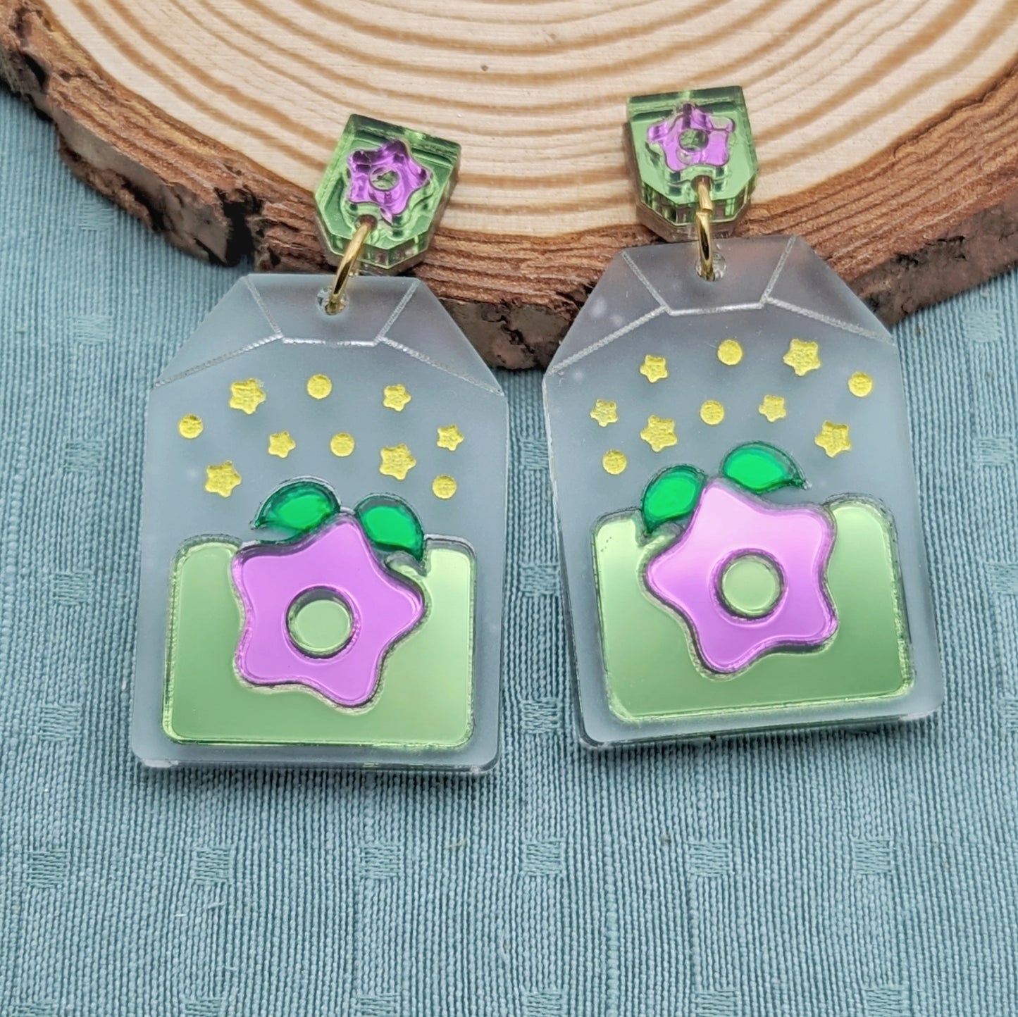 Stardrop Tea Dreamy Acrylic Earrings