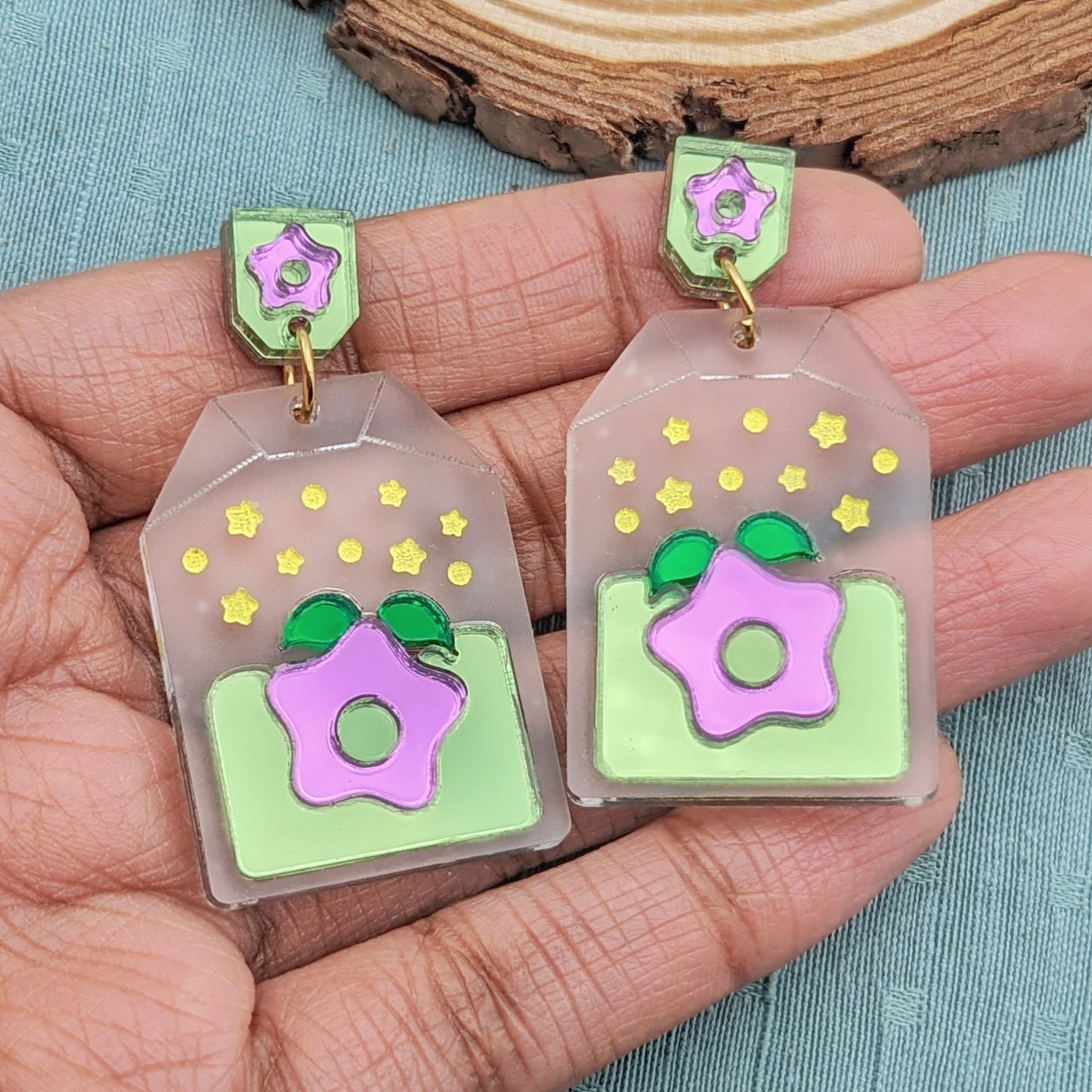 Stardrop Tea Dreamy Acrylic Earrings