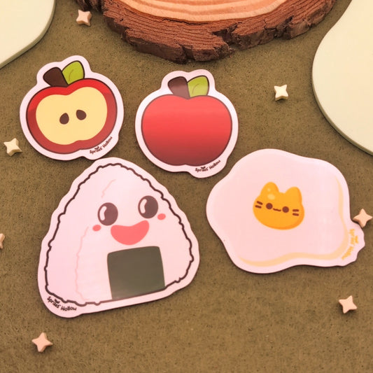 Kawaii Foods 4 Vinyl Sticker Set