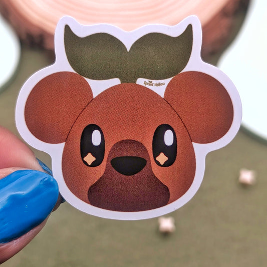 Sprout Bear Vinyl Sticker