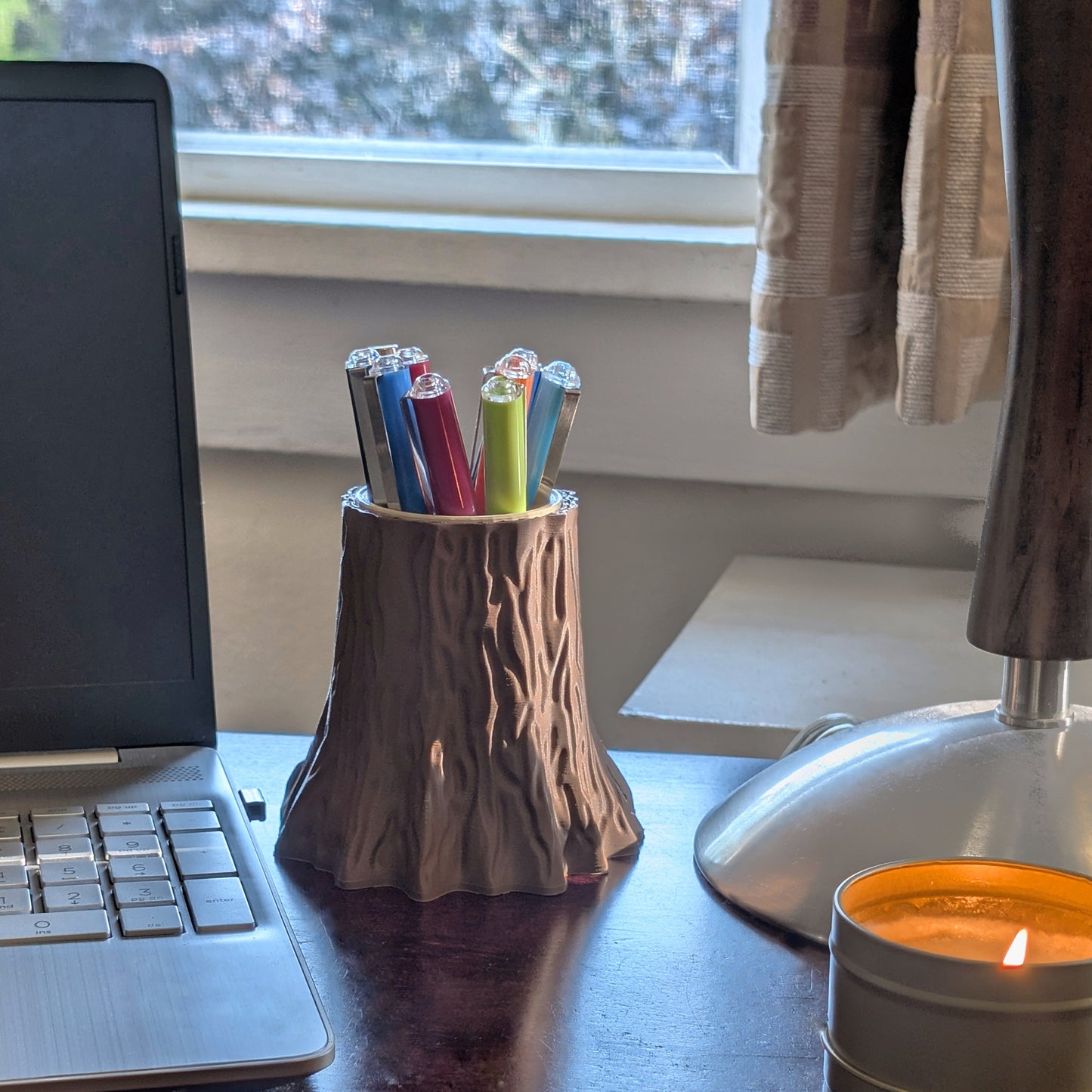 Stump Pen Holder | Whimsical Desk Organizer