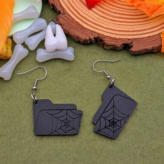 Web Folder Earrings