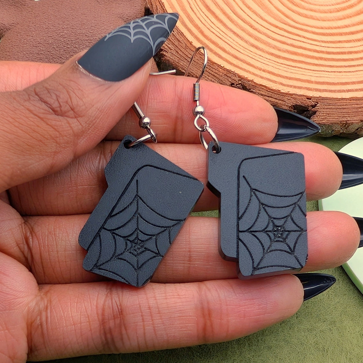 Web Folder Earrings