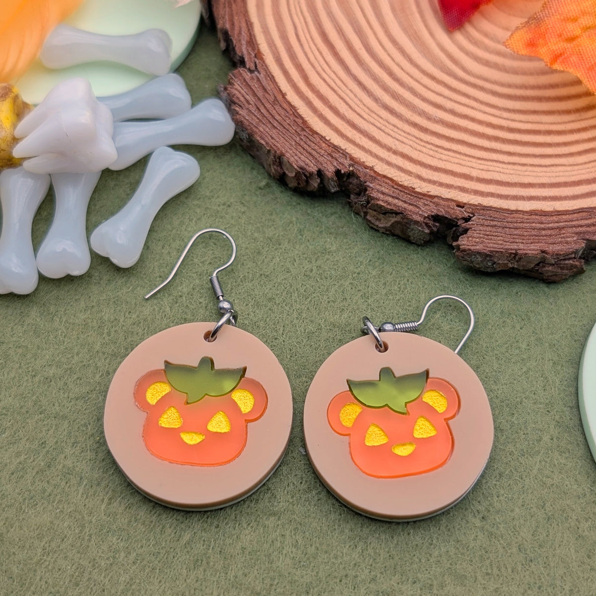 Bear-O-Lantern Sugar Cookies Earrings