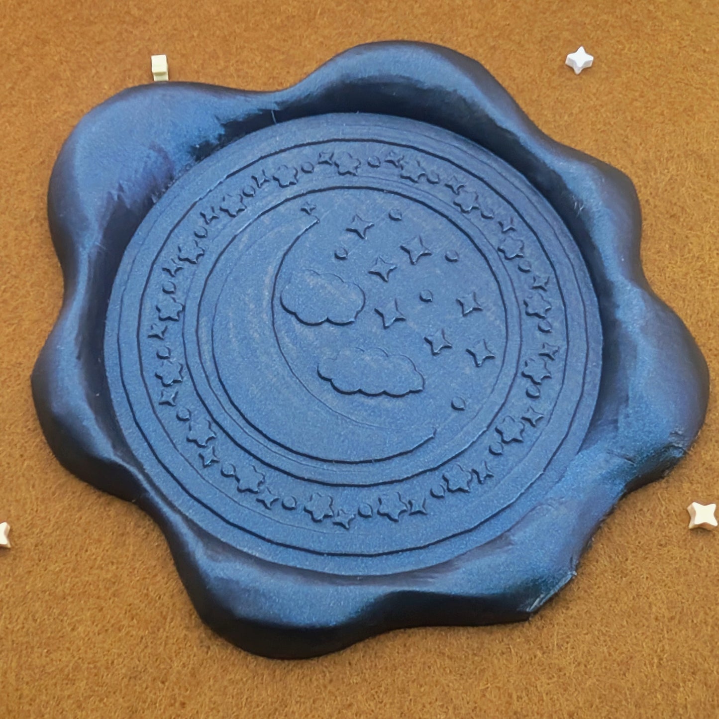Celestial Wax Seal Coaster | Trinket Dish