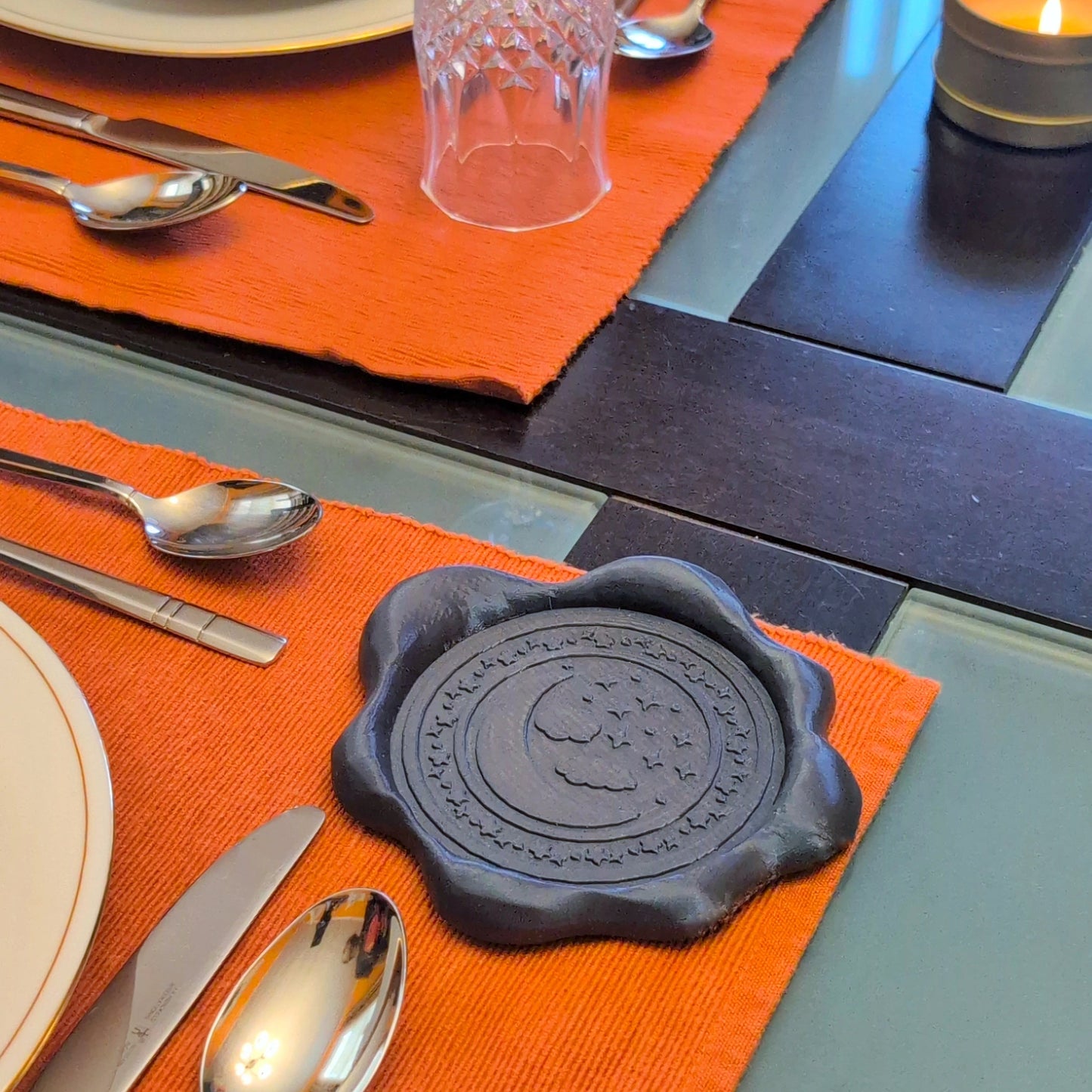 Celestial Wax Seal Coaster | Trinket Dish