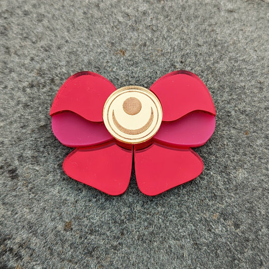 Sailor Scout Bow Brooch Pin