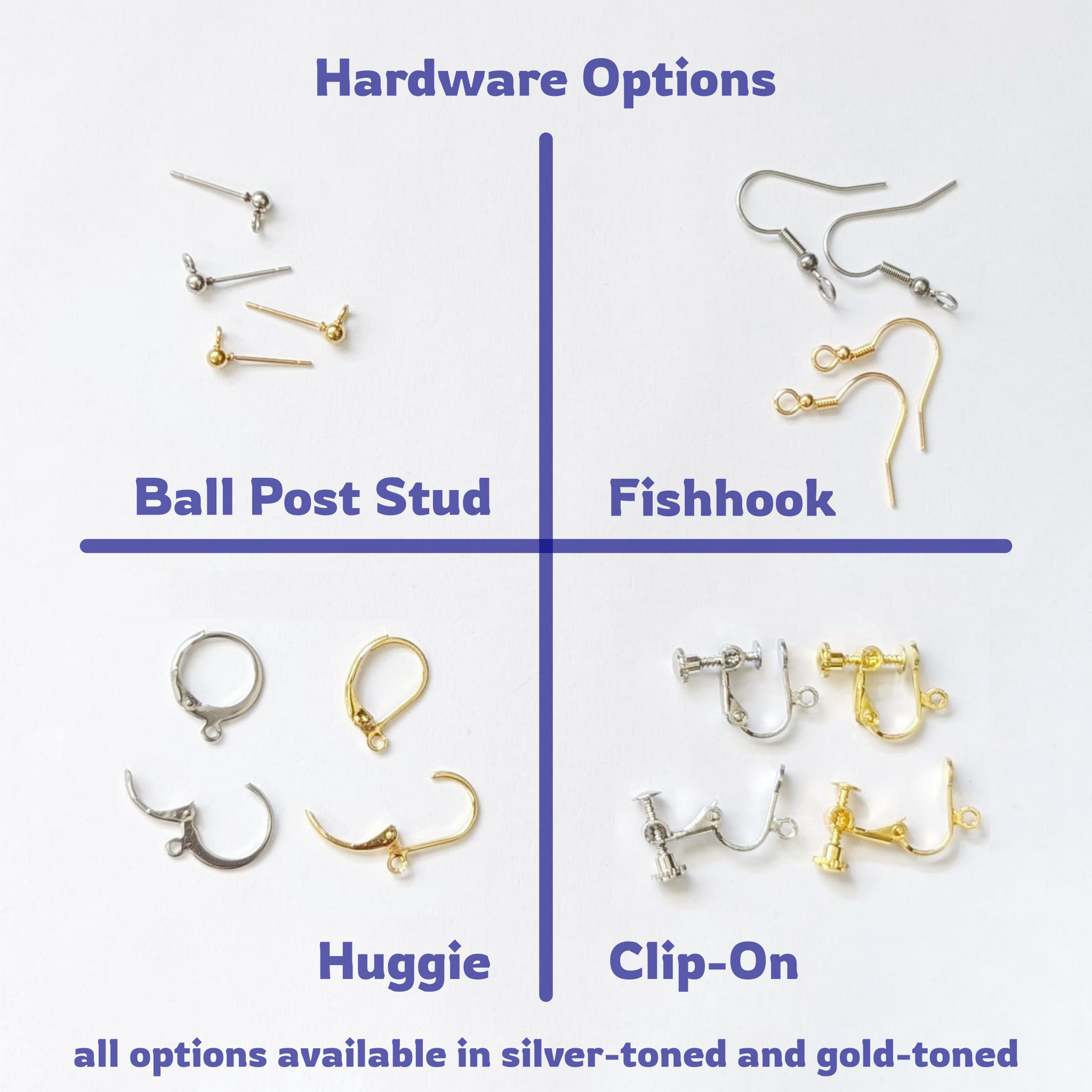 Earring online parts names