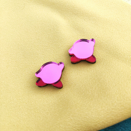 Kirbz Pink Stud Earrings