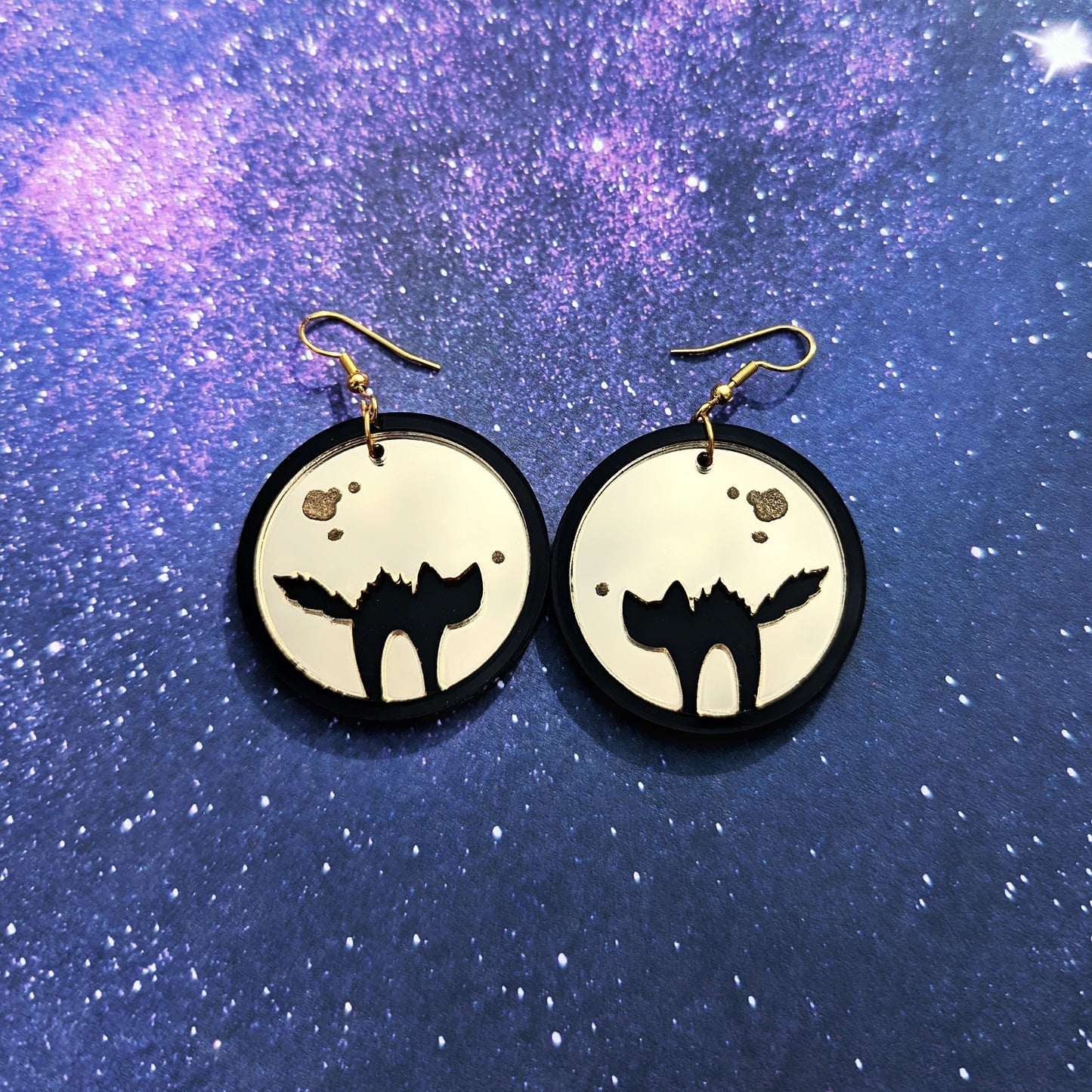 Over the Moon Dangle Earring