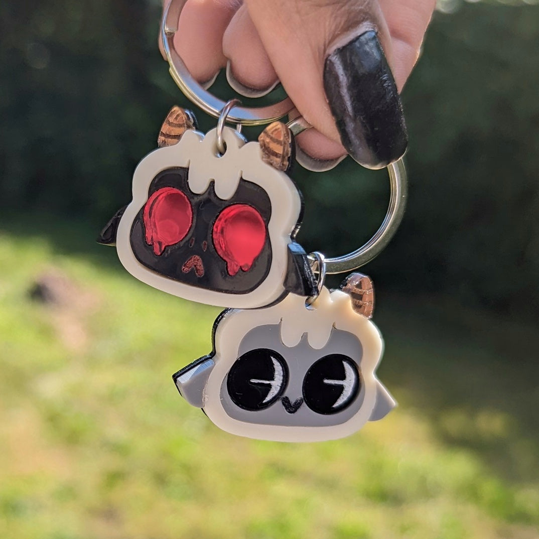 Lamb Pins and Keychains