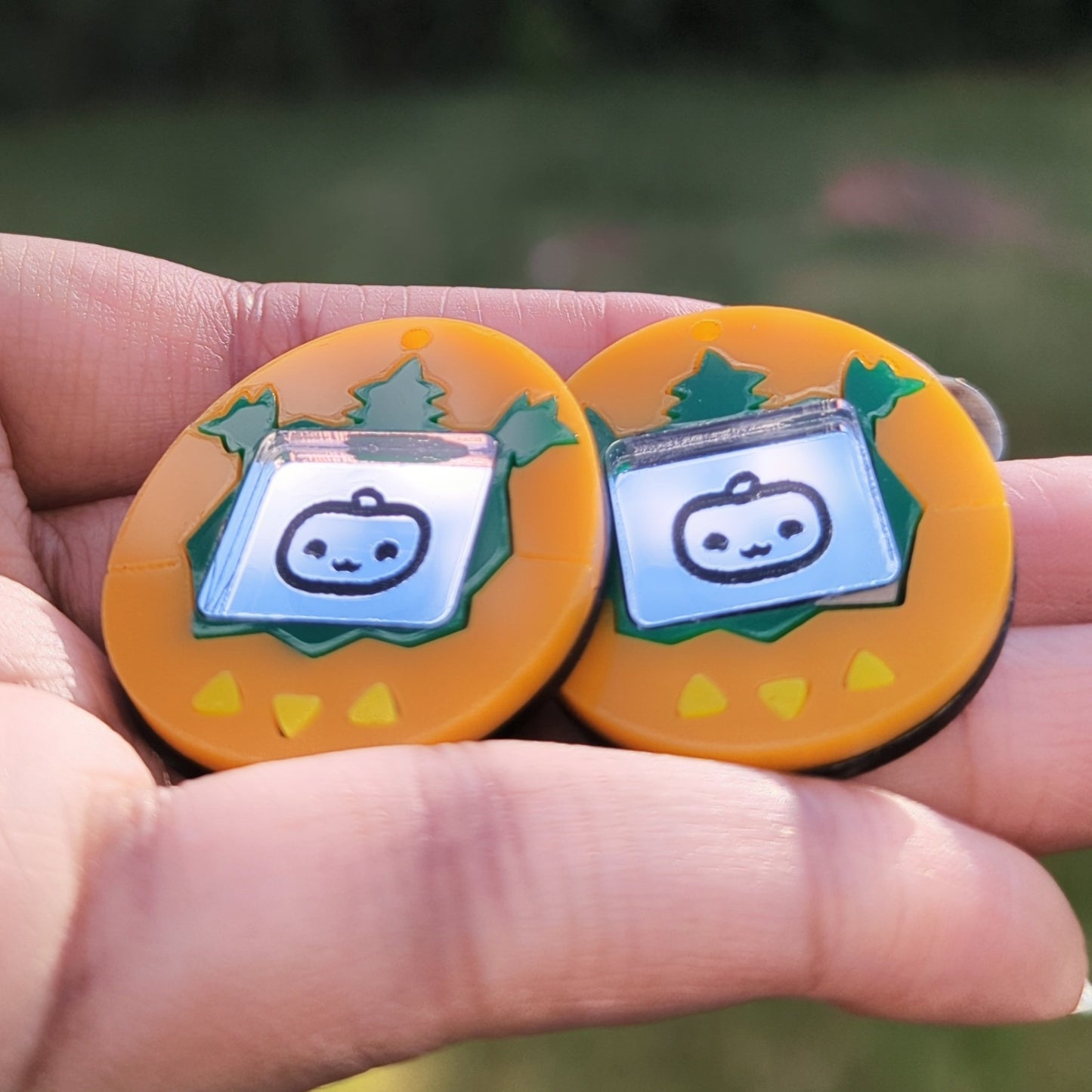 Halloween Virtual Pet Dangle Earring