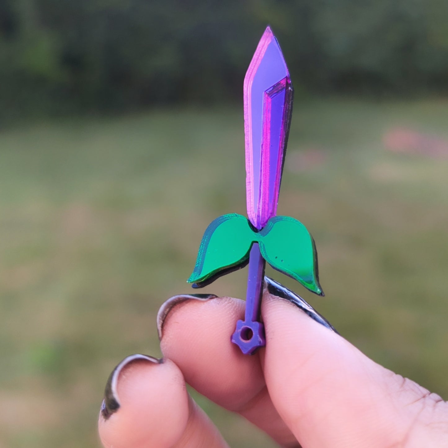 Starfruit Sword Statement Earrings