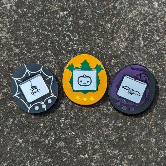 Halloween Virtual Pet Brooch Pins